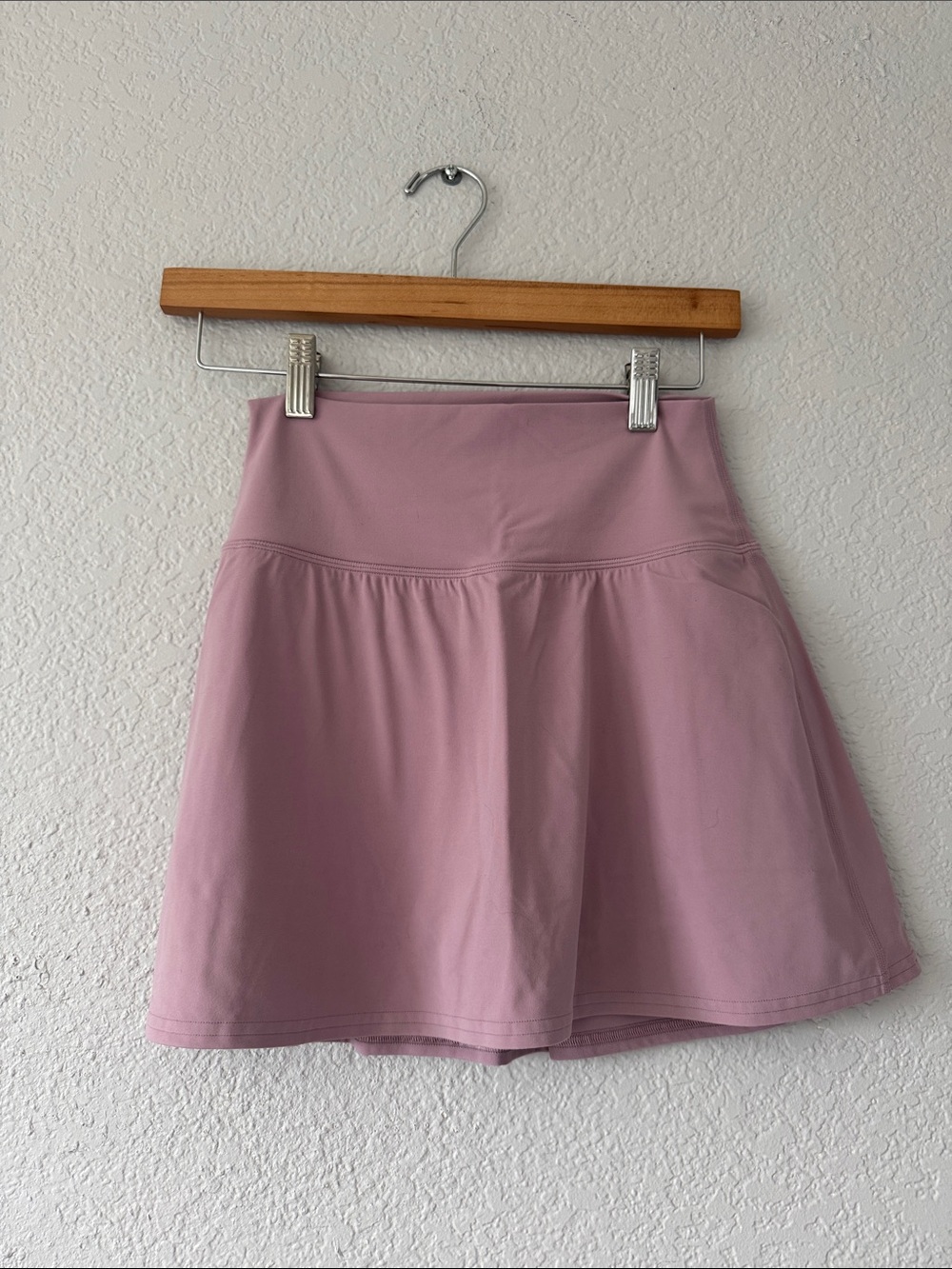 lululemon Light Pink Circle Skater Skirt with High Waist